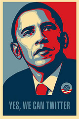 Barack Obama @ Twitter by Comicbase, on Flickr