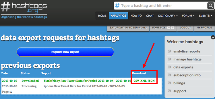hashtag-analytics-data-export-download