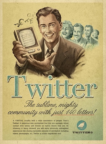Twitter vintage ad by zio Paolino, on Flickr