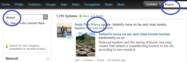 how to search for a hashtag on linkedin how to search for a hashtag on linkedin